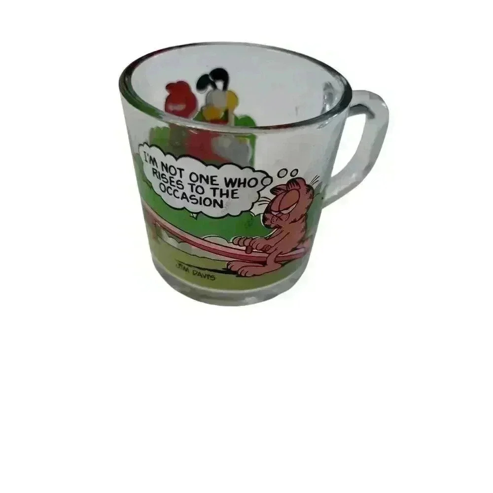Vintage “Garfield” McDonalds Glass Mug, Jim Davis 1978-80